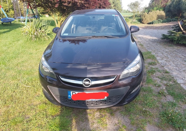 Opel Astra cena 22000 przebieg: 198000, rok produkcji 2015 z Wągrowiec małe 79